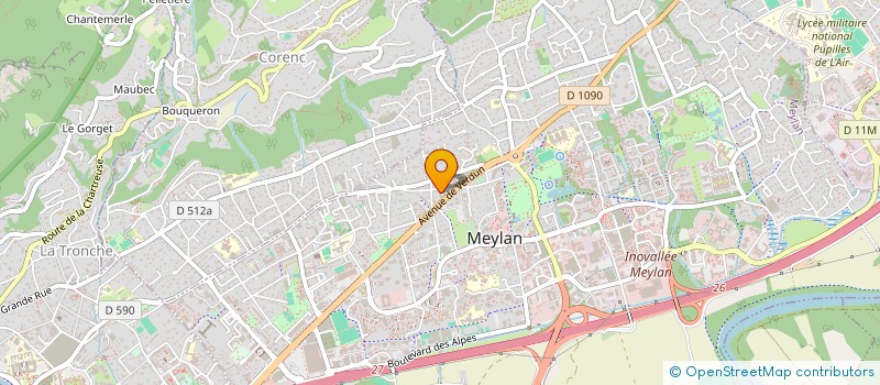 localisation de l'entreprise IG IMMO  MEYLAN