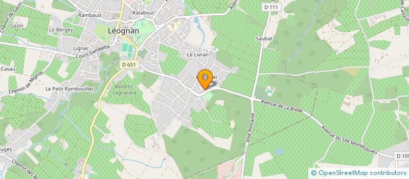 localisation de l'entreprise IG IMMOBILIER  BRUGES