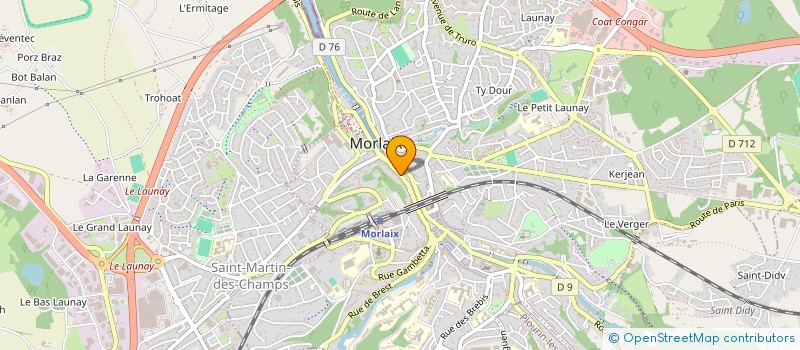 localisation de l'entreprise IG OUEST à MORLAIX