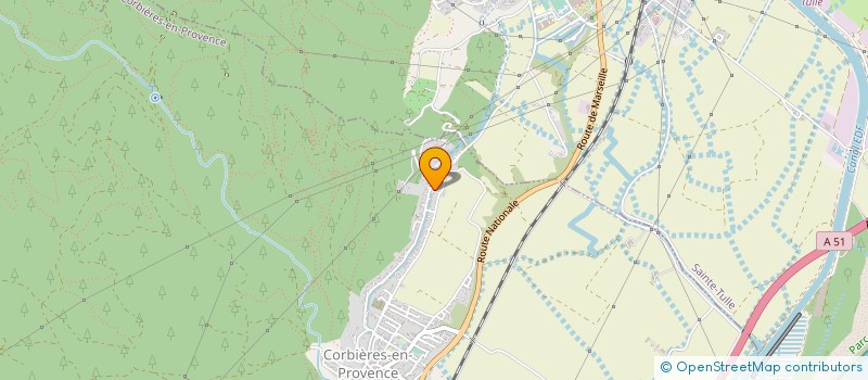 localisation de l'entreprise IG&P à CORBIERES-EN-PROVENCE