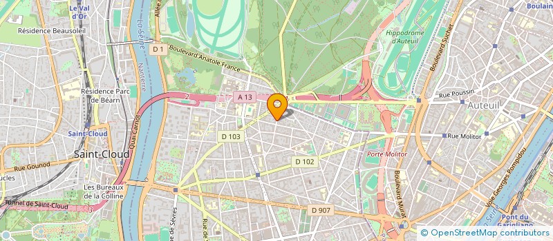 localisation de l'entreprise IG PERSPECTIVES à BOULOGNE-BILLANCOURT