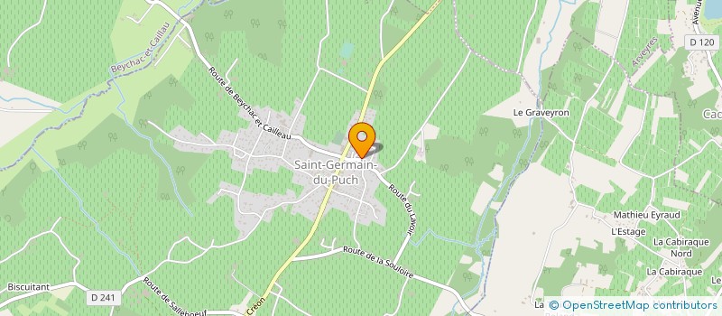 localisation de l'entreprise IG PLATRERIE  SAINT-GERMAIN-DU-PUCH