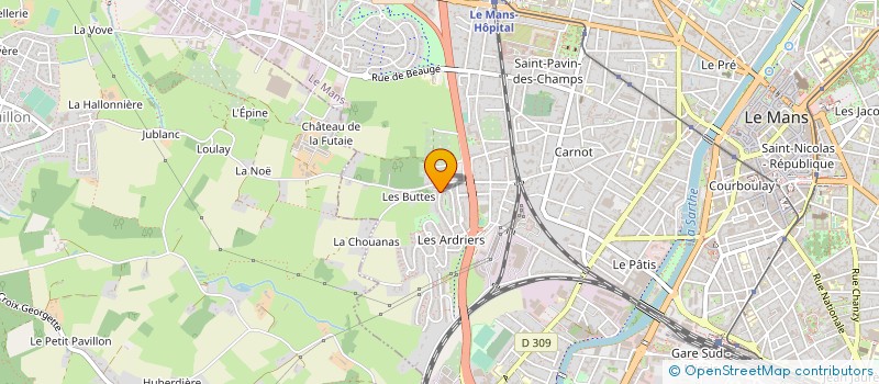 localisation de l'entreprise IG RENOV à LE MANS