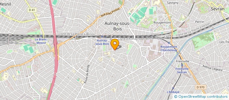 localisation de l'entreprise IG TECH à AULNAY SOUS BOIS