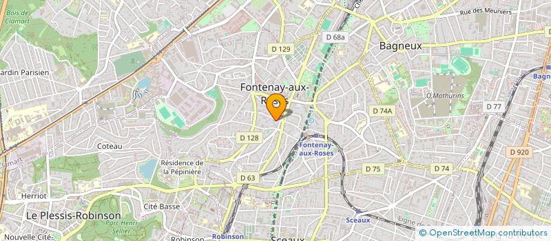 localisation de l'entreprise IG TRONIC à FONTENAY-AUX-ROSES