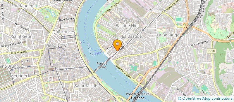 localisation de l'entreprise IG2A 33  BORDEAUX