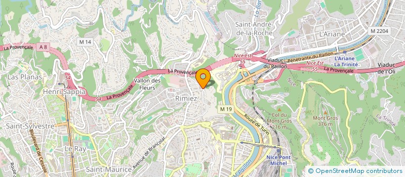 localisation de l'entreprise IGAN  NICE