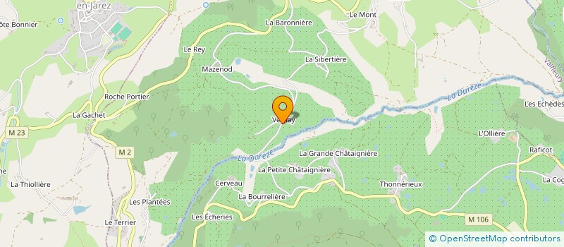 localisation de l'entreprise IGAUX NEGOCE à VALFLEURY