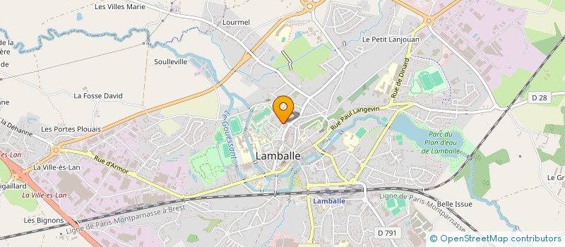 localisation de l'entreprise IGC ENVIRONNEMENT à LAMBALLE-ARMOR