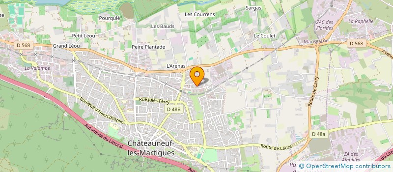 localisation de l'entreprise IGC IMMOBILIER COTE BLEUE  CARRY-LE-ROUET