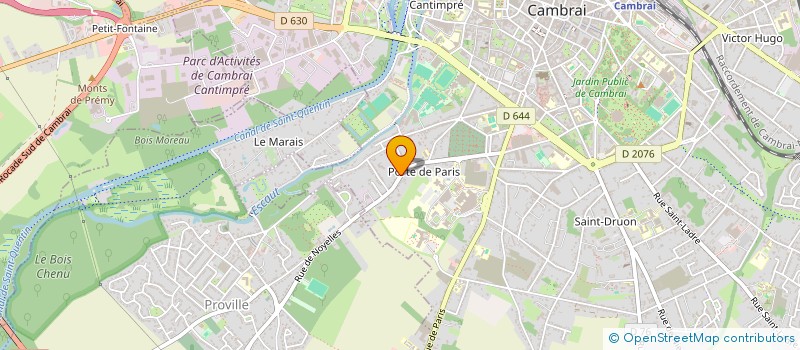 localisation de l'entreprise IGC LES GARDES  CAMBRAI