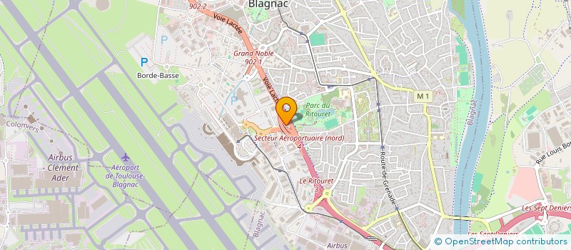 localisation de l'entreprise IGCOM à BLAGNAC