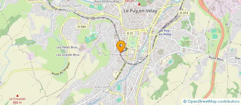localisation de l'entreprise IGCVS  LE PUY-EN-VELAY