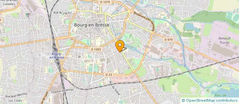 localisation de l'entreprise IGEC à BOURG-EN-BRESSE