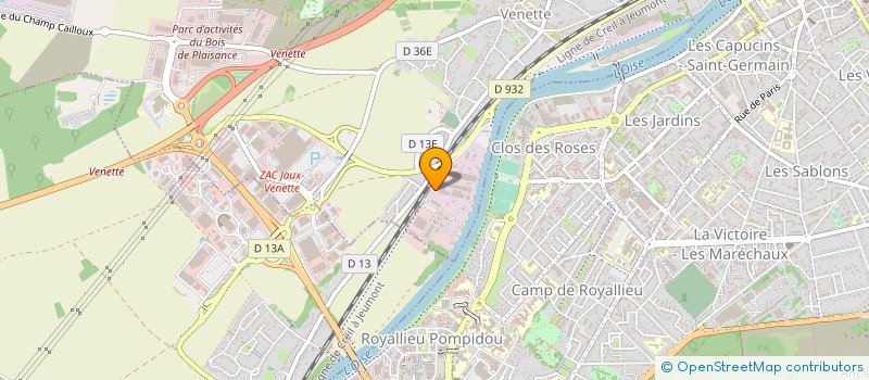 localisation de l'entreprise IGECAV  VENETTE