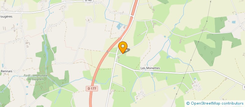 localisation de l'entreprise IGEFOR ENVIRONNEMENT  GUIGNEN