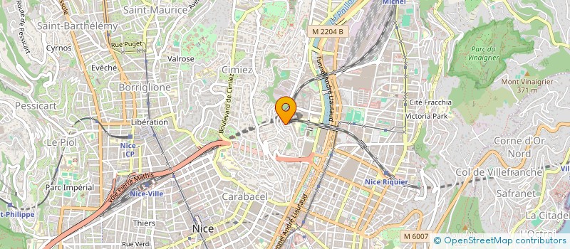 localisation de l'entreprise IGEL  NICE