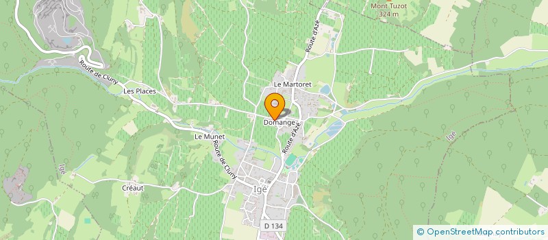 localisation de l'entreprise IGELIS à IGE