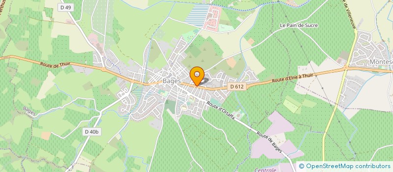 localisation de l'entreprise IGEMA  BAGES