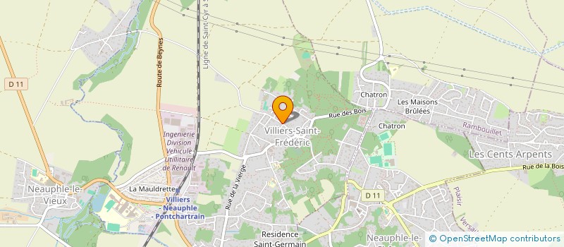 localisation de l'entreprise IGEMA  VILLIERS-SAINT-FREDERIC