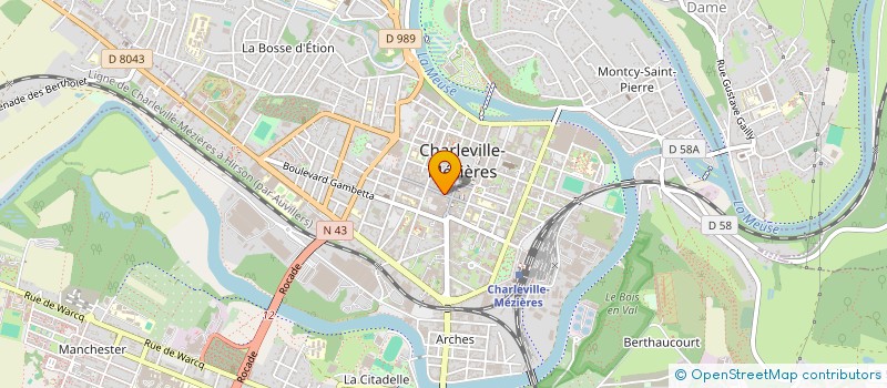 localisation de l'entreprise IGEO à CHARLEVILLE-MEZIERES