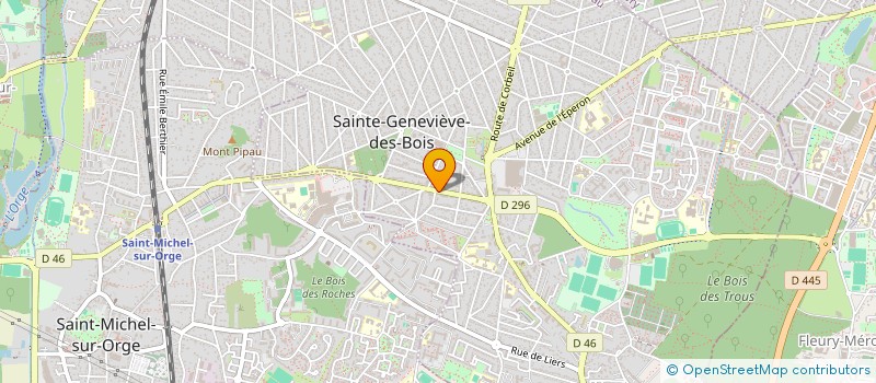 localisation de l'entreprise IGEOSOL FONDATIONS à SAINTE-GENEVIEVE-DES-BOIS