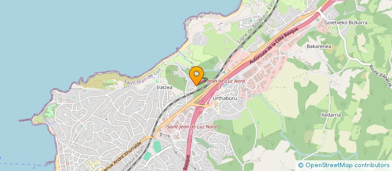 localisation de l'entreprise IGERIBILI - AQUA HOME à SAINT-JEAN-DE-LUZ