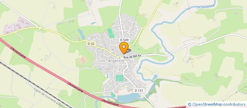 localisation de l'entreprise IGESPRO à ARGENTRE