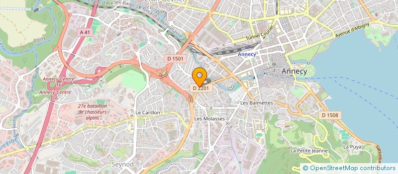 localisation de l'entreprise IGEST à ANNECY
