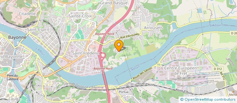 localisation de l'entreprise IGESTION ENTREPRISES à BAYONNE