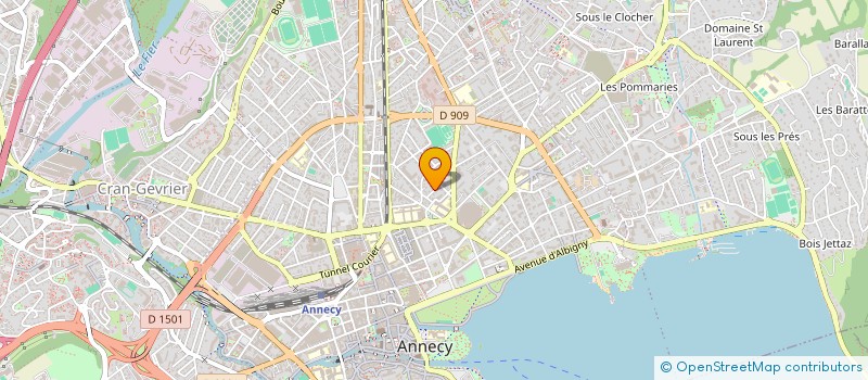localisation de l'entreprise IGEX à ANNECY