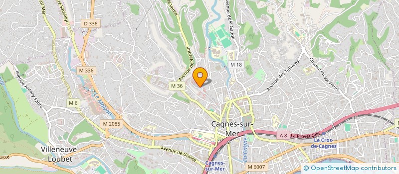 localisation de l'entreprise IGEXBAT à CAGNES-SUR-MER