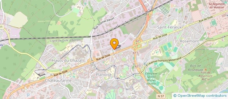localisation de l'entreprise IGEXPO à BESANCON