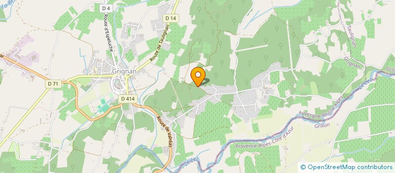 localisation de l'entreprise IGEZEN  GRIGNAN