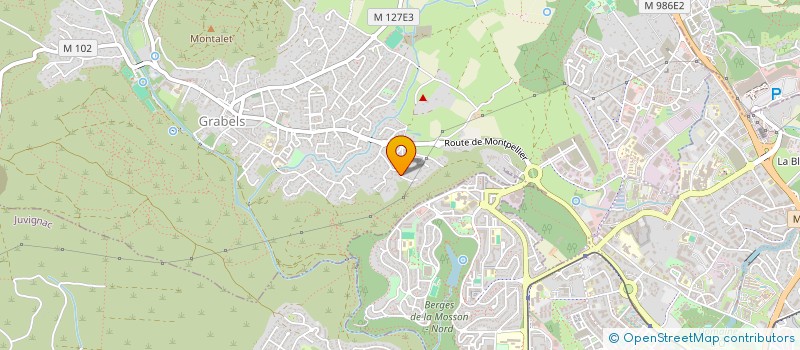 localisation de l'entreprise IGFWP  GRABELS