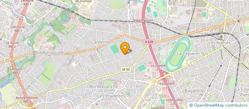 localisation de l'entreprise IGG à TOULOUSE