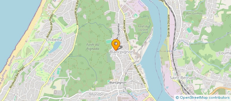 localisation de l'entreprise IGG  ANGLET