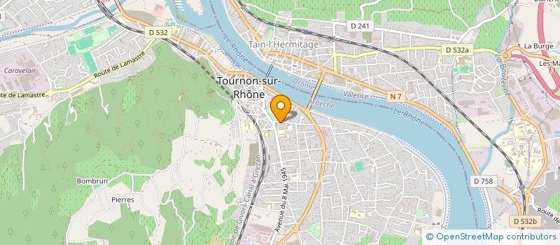 localisation de l'entreprise IGGROUP à TOURNON-SUR-RHONE