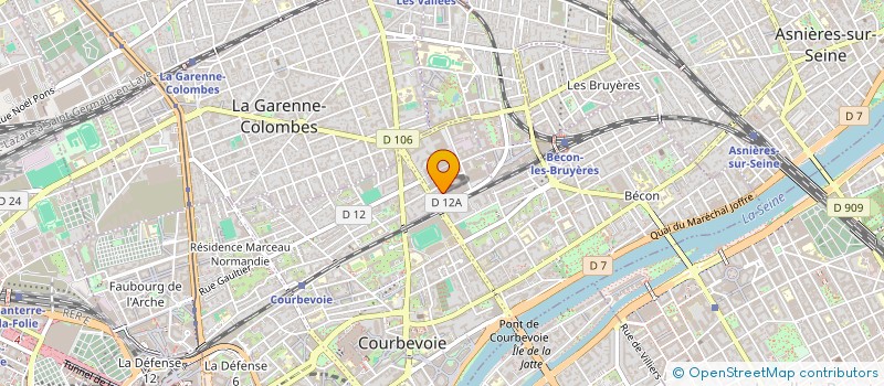 localisation de l'entreprise IGH à COURBEVOIE