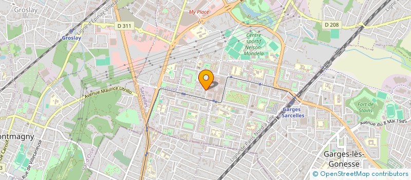 localisation de l'entreprise IGH CLEAN à SARCELLES