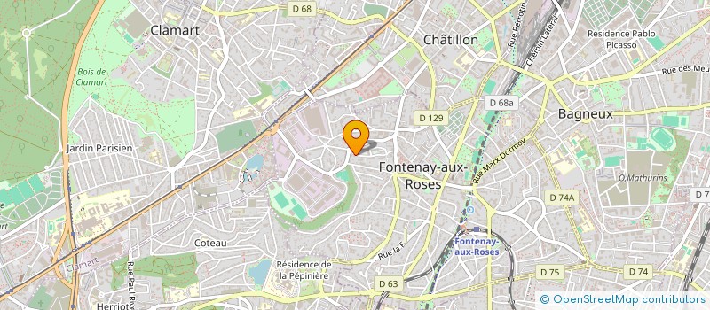 localisation de l'entreprise IGI à FONTENAY-AUX-ROSES