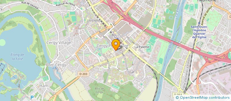 localisation de l'entreprise IGIA CONSEIL à CERGY