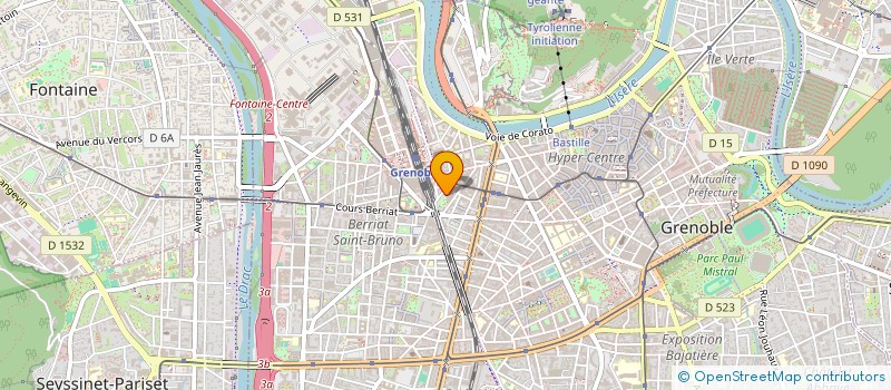 localisation de l'entreprise IGISA  GRENOBLE