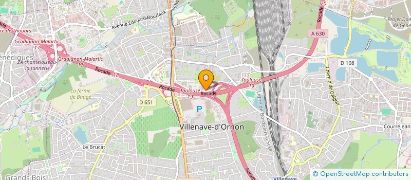 localisation de l'entreprise IGITUR  VILLENAVE-D'ORNON