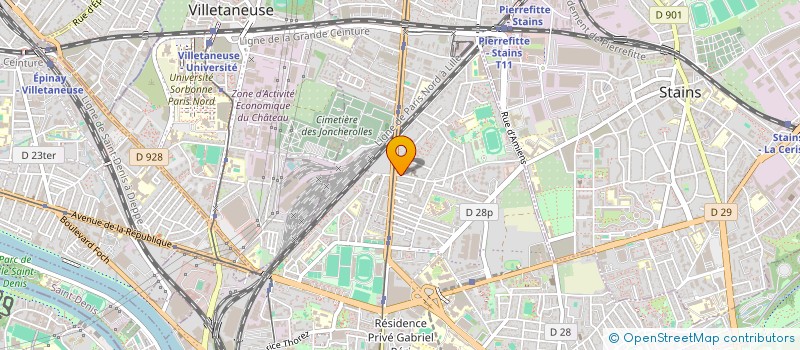 localisation de l'entreprise IGKF à PIERREFITTE-SUR-SEINE