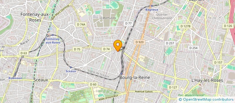 localisation de l'entreprise IGL CONSULTING à BOURG-LA-REINE