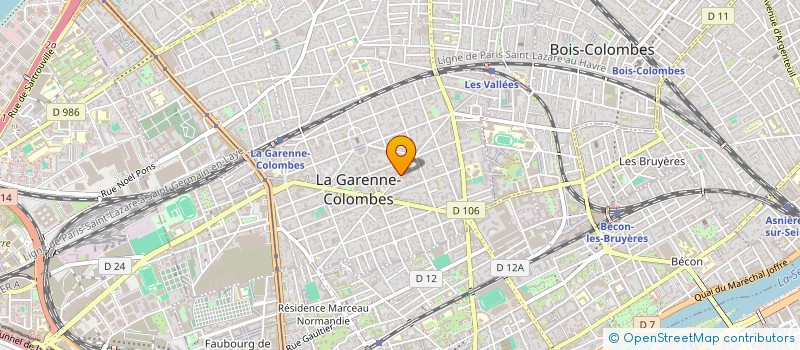 localisation de l'entreprise IGL CONSULTING SERVICES  LA GARENNE-COLOMBES