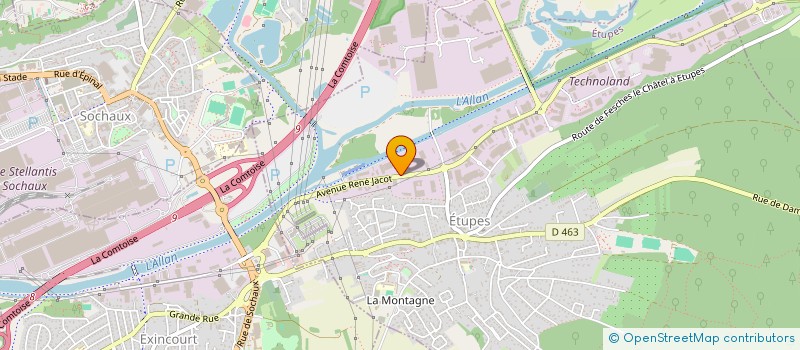 localisation de l'entreprise IGLOO  ETUPES