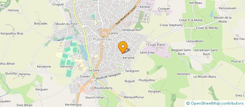 localisation de l'entreprise IGLOO BLC  PLABENNEC