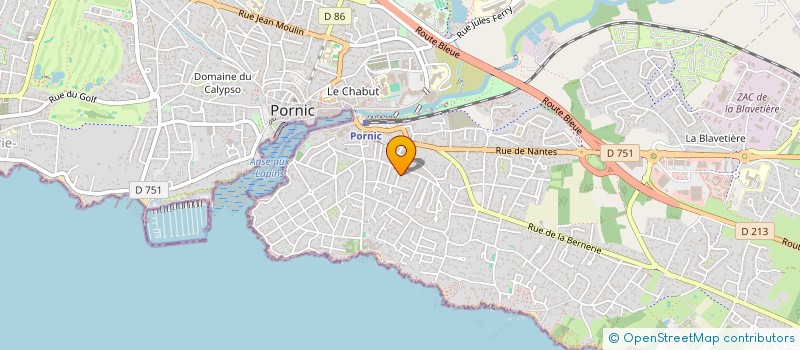 localisation de l'entreprise IGLOO BLEU  PORNIC